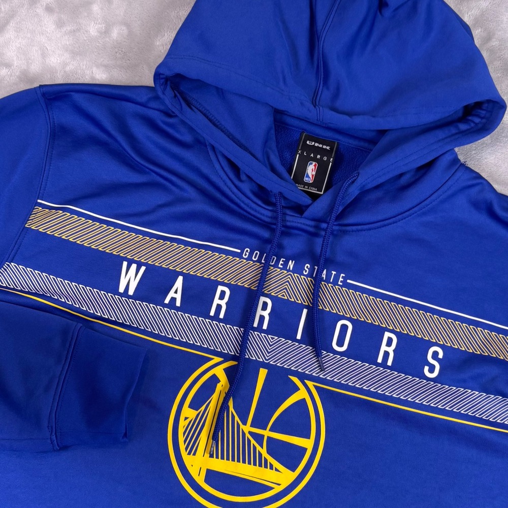 UNK NBA Golden State Warriors Hoodie Mens XL Blue Pullover Sweatshirt‎